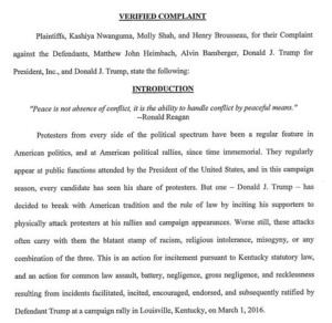 A page from the lawsuit. Heimbach's middle name is in error. His real middle name is Warren.