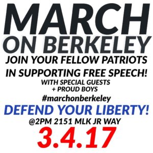 ALERT! 'March 4 Trump' Rally @ City Hall (MLK Civic Center Park) | Berkeley | California | United States