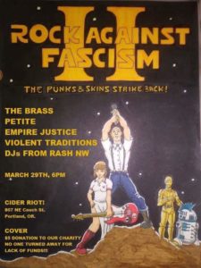 Rock Against Fascism II: The Punks And Skins Strike Back! @ Cider Riot | Portland | Oregon | United States